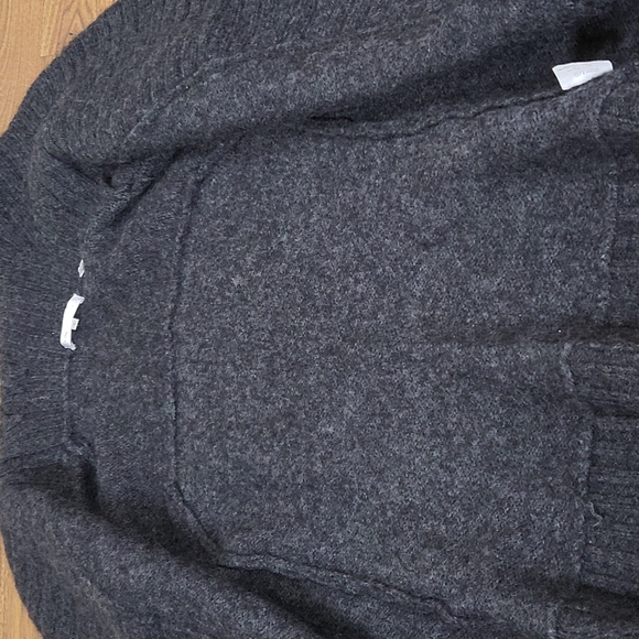 VINCE ALPACA MERINO WOOL BLEND OPEN FRONT CARDIGAN - Picture 5 of 6